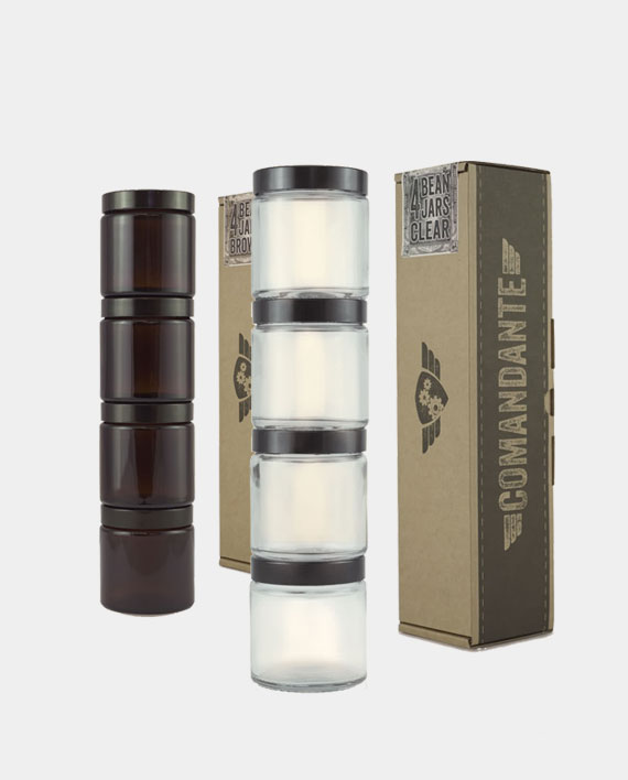 COMANDANTE ERSATZGLAS 4er SET klar/dunkel