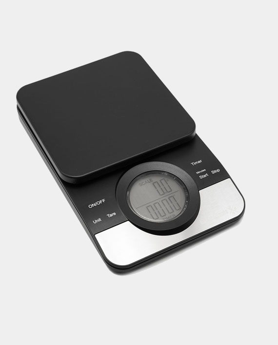 Digitale Barista Waage für Espresso und Filterkaffee mit Timer. Waage mit eingebautem Timer.