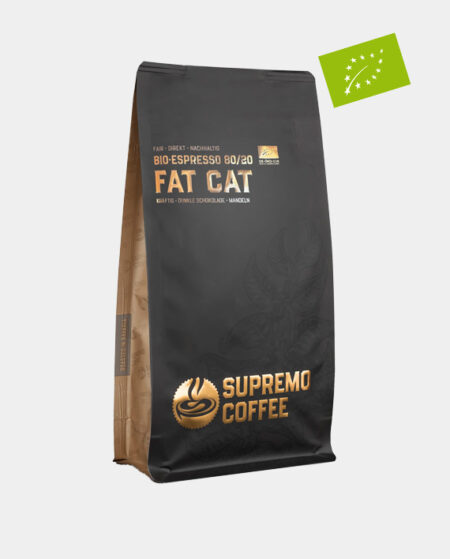 Fat Cat bio Espresso von Supremo Kaffee.