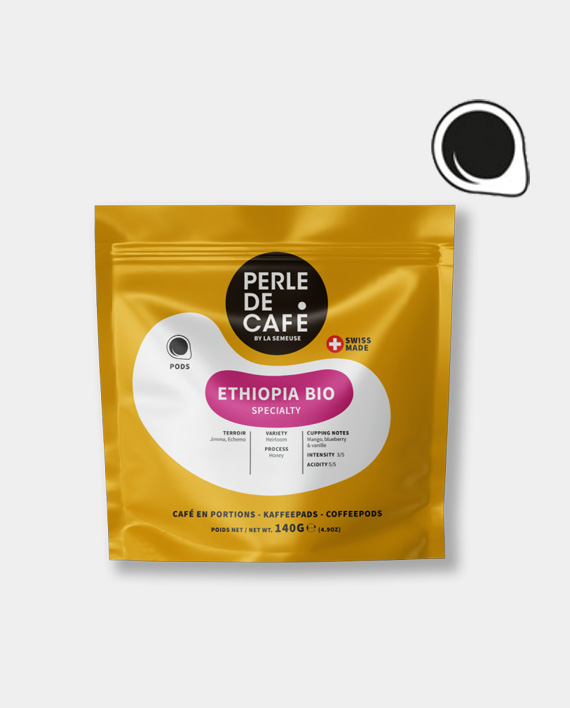 Ethiopia BIO Perle de Cafe 44mm Portionen