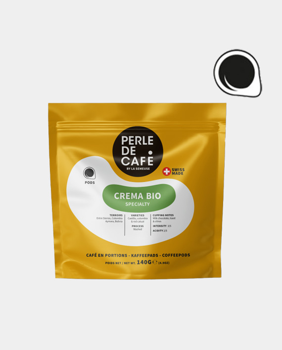 Crema BIO Perle de Cafe 44mm Portionen