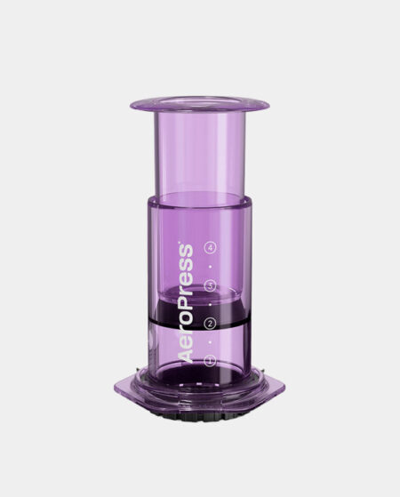 Farbige Aeropress Color in Lila, Purple.