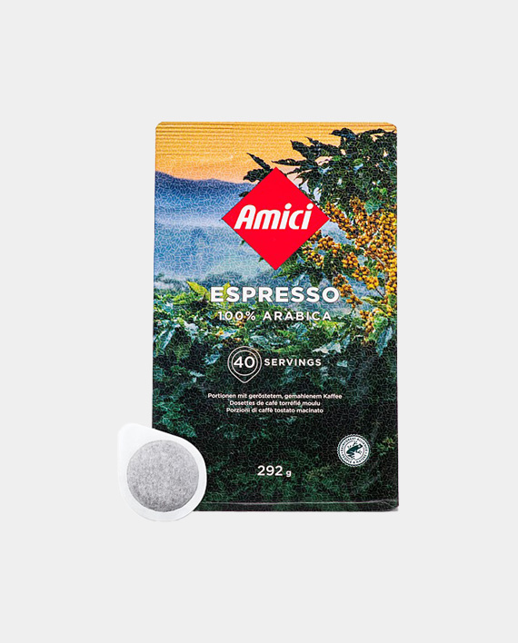 Amici Espresso ein Klassiker unter den Espressi als Ese Pad.